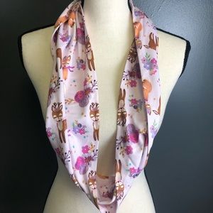 Winter Print Infinity Scarf